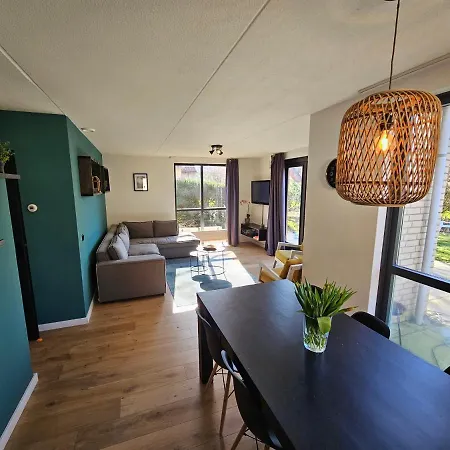 7 Person House With Garden, Firepit, Swimming Lake, Hammock, Child Friendly, In- And Outside Playground, Slide, And Great Coffee