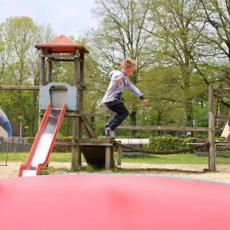 7 Person House With Garden, Firepit, Swimming Lake, Hammock, Child Friendly, In- And Outside Playground, Slide, And Great Coffee Ewijk