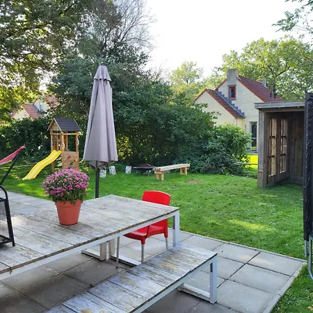 度假居 7 Person House With Garden, Firepit, Swimming Lake, Hammock, Child Friendly, In- And Outside Playground, Slide, And Great Coffee