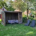 7 Person House With Garden, Firepit, Optional Whirlpool, Hammock, Child Friendly, Slide, Swimming Lake And Great Coffee